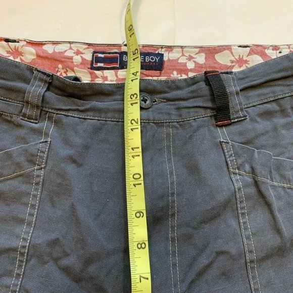 Bugle Boy Carpenter Shorts Mens 36 Relaxed Long Skater Hip Hop Work Utility Gray - Picture 11 of 12